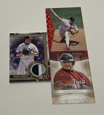 Roger Clemens Yankees Museum 3 Color Patch /25- Skybox/ SPA (3) & Card lot!
