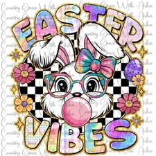 Sublimation Transfer Easter Vibes Ready To Press Paper Ink Heat Transfer