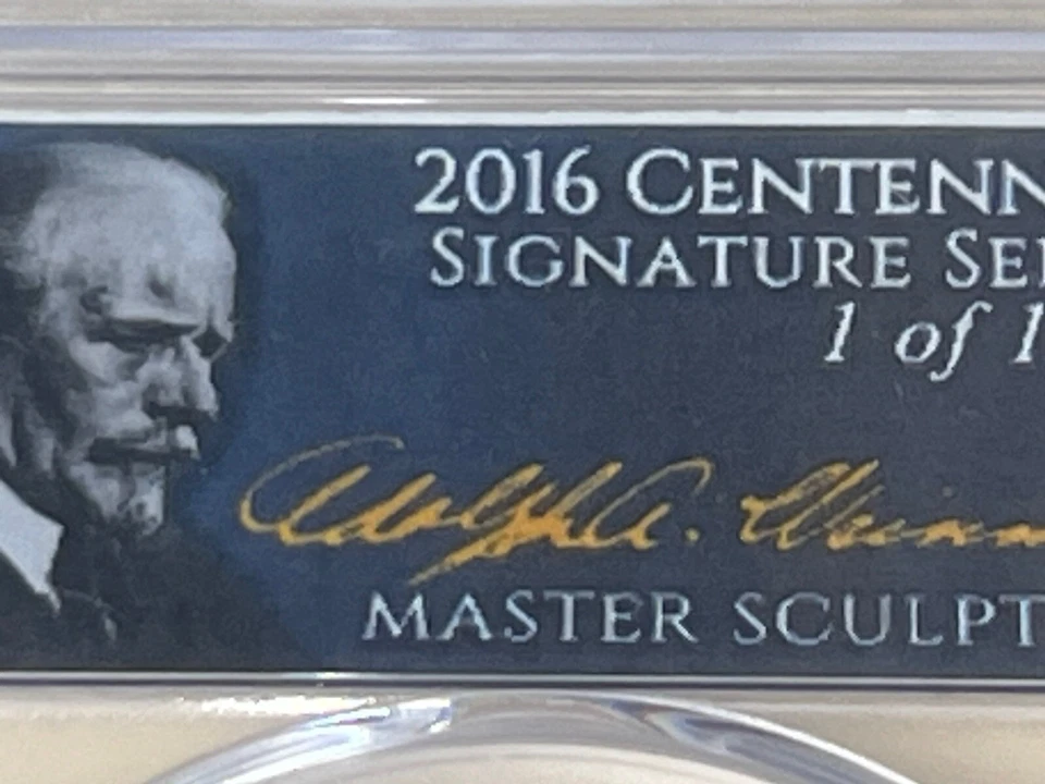 1916-2016 Gold Coin MS70 1 St Strike Mercury Conmemorative 100Yrs Rare(ship Ins) - Image 2 of 4