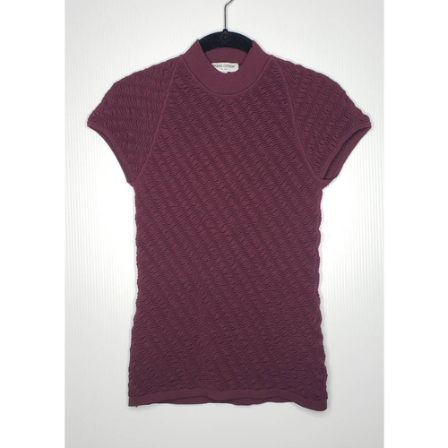 Opening Ceremony Y2K Burgundy Mock 