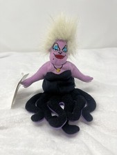 Disney Mini Bean Bag Beanie Plush Toy W/ Tag The Little Mermaid Ursula