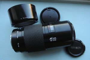 Minolta AF 70-210mm f4 Minolta AF/ Sony A-mount Beer can NICE BUT