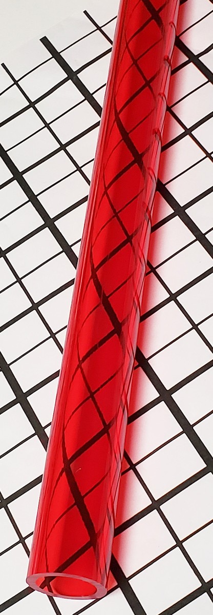 Source One Deluxe Clear Acrylic Tube 3 Inches Thick (12 Inch, 3
