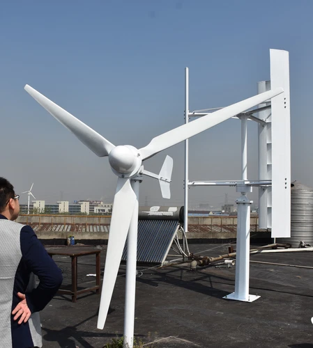 5000W 3Blätter Windkraftanlage 48V 220V 380V Windturbine Kits Grid Windgenerator - Bild 15 von 20