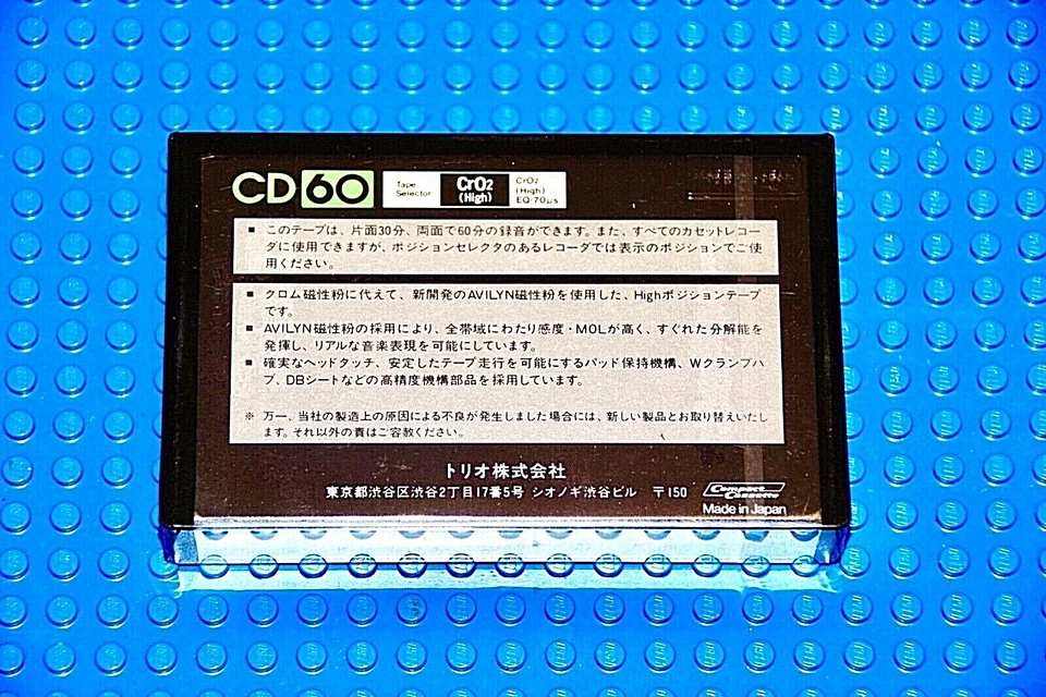 KENWOOD CD 60 VS II ТИП II ПУСТАЯ КАССЕТА (1) (ЗАПЕЧАТАННЫЙ) - Изображение 2 из 3