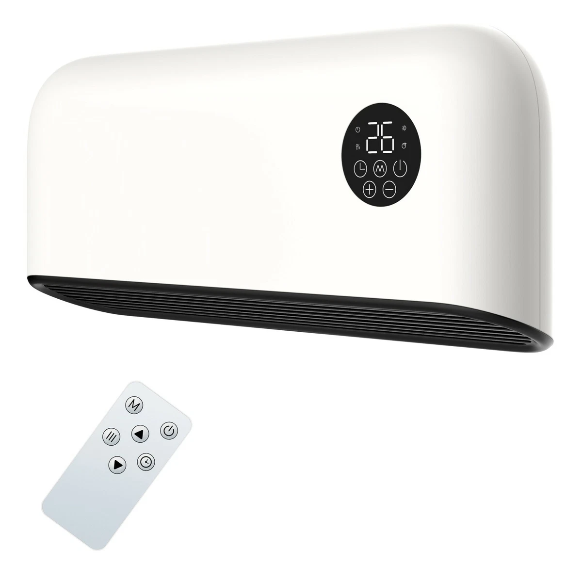 Mylek Overdoor Fan Heater Electric Ceramic Downflow Wall Forced Air Curtain  2kW | eBay