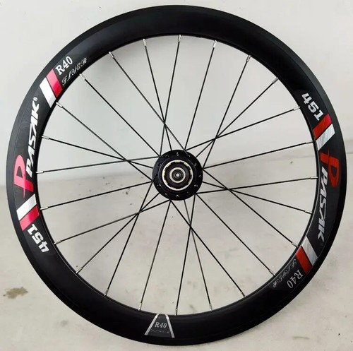 Folding Bike Wheelset 20*1-3/8" 451mm V Brake 4 Bearing 7-12 Speed 20 24Holes - Picture 17 of 18