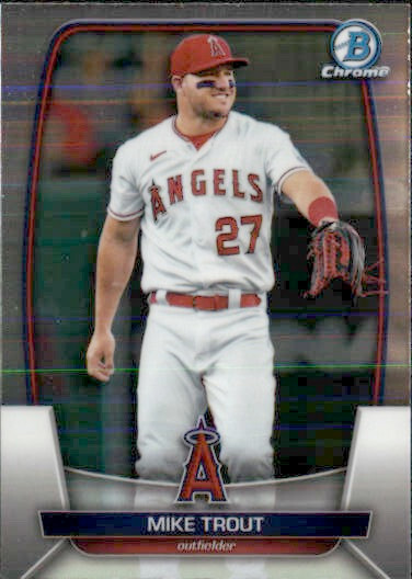 2023 Bowman Chrome Los Angeles Angels Mike Trout #89