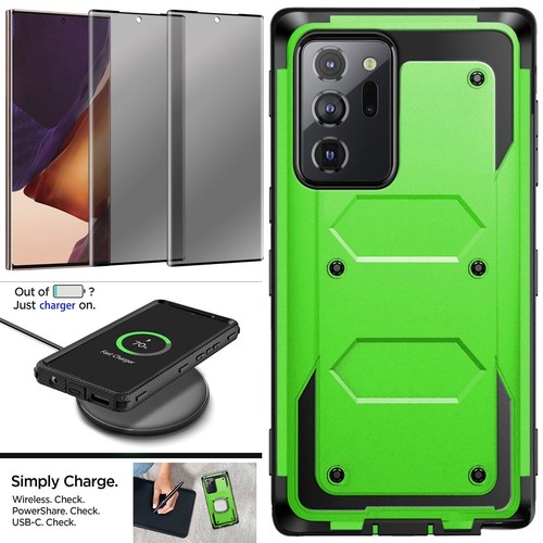 For Samsung Galaxy Note 20 Ultra Hybrid Impact Case Cover Privacy Tempered Glass - Bild 44 von 55