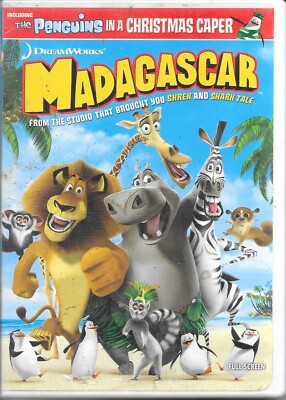MADAGASCAR-DVD-2005-PLUS CHRISTMAS-ENGLISH/FRENCH-FREE SHIPPING IN CANADA