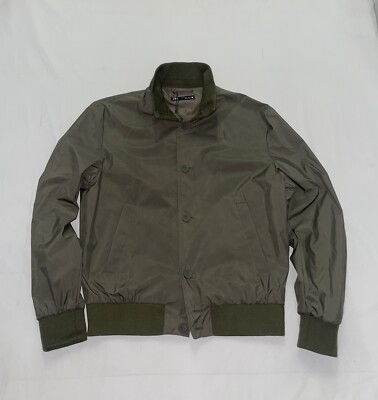 ZARA CLASSIC CONTRAST COLLAR TECHNICAL JACKET Size Medium