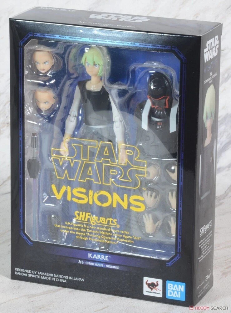 Star Wars S.H. Figuarts Karre Figure From Visions: The Twins - Bandai Tamashii Nations Collectible