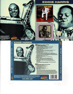 EDDIE HARRIS -VERSATILE feat DON ELLIS/SINGS THE BLUES (2CD 2001) NEW*16 TRACKS*