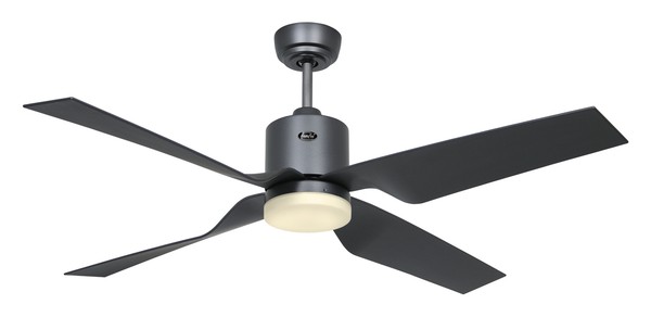 Led Deckenventilator Mit Fernbedienung Eco Dynamix Grau Energiespar LüFter-image