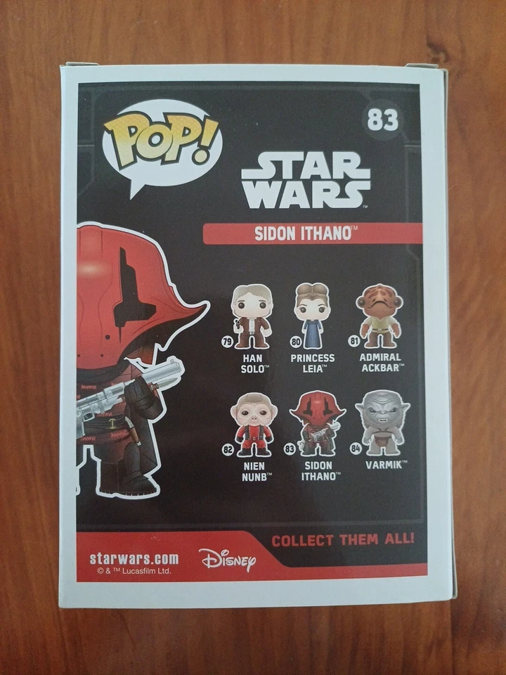 Pop! Vinilo - Star Wars: Episodio VII El Despertar de la Fuerza - Sidón Ithano  Foto 3 de 4
