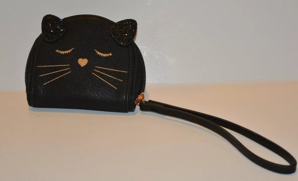 conrad black cat coin pouch