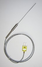 Ultra Thin Stainless Steel K-type Thermocouple Flexible Sensor 1mm SSP-1-100