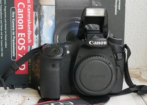Canon EOS 70D 20.2 MP SLR-Digitalkamera - Schwarz