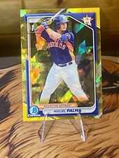 2024 Bowman Chrome Sapphire #BCP-166 Miguel Palma Gold Refractor 32/50 - Astros