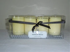 Chesapeake Bay Vanilla Bean Scented Candles Set of 4