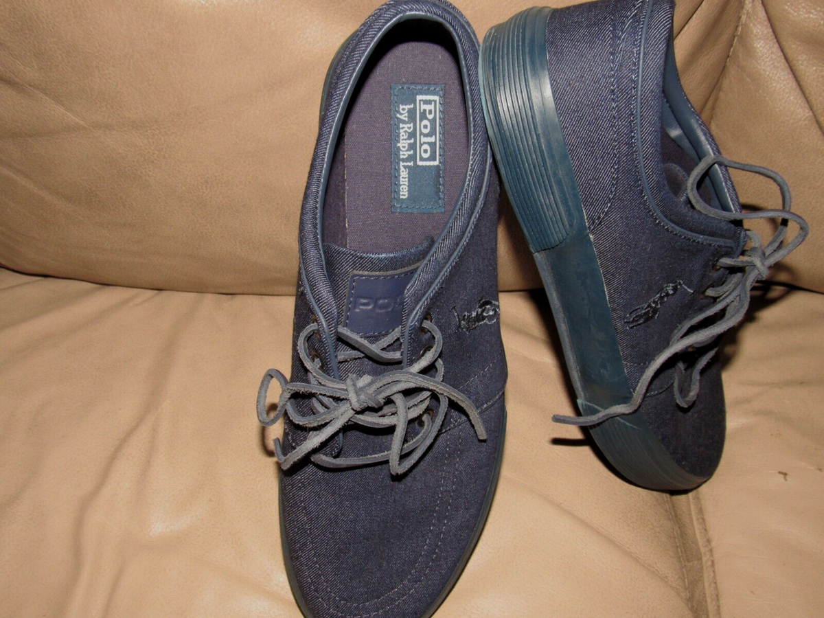 POLO RALPH LAUREN Faxon Mens 10.5 D Sneakers Blue Low Top  display picture 3