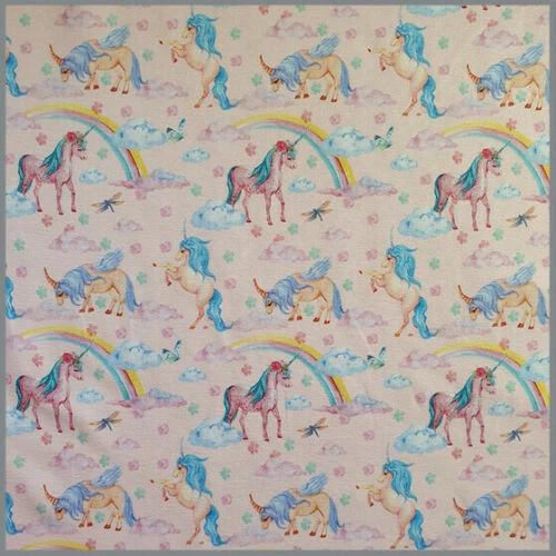 Einhorn Kleiderstoffe aus Baumwolle