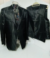 MAESTRAMI Suit Ceremony Man Set 3 Pieces Black Blades' Size 44