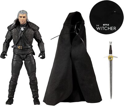 Witcher Netflix Geralt of Rivia Action Figure 7-inch Scale Season 1 Wave 1