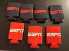Only 3 left! Three (3) ESPN Beverage Coozies Black & Red Bottle Insulators — photo 2