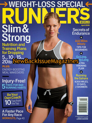 Runner's World 4/08,Kate Lillecrapp,Lorena Ochoa,Weight Loss  Special,NEW,LAST