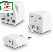 UK to US Plug Adapter EU to US Plug Adapter Travel European/Uk/Au/Cn/Jp/Asia/Ita