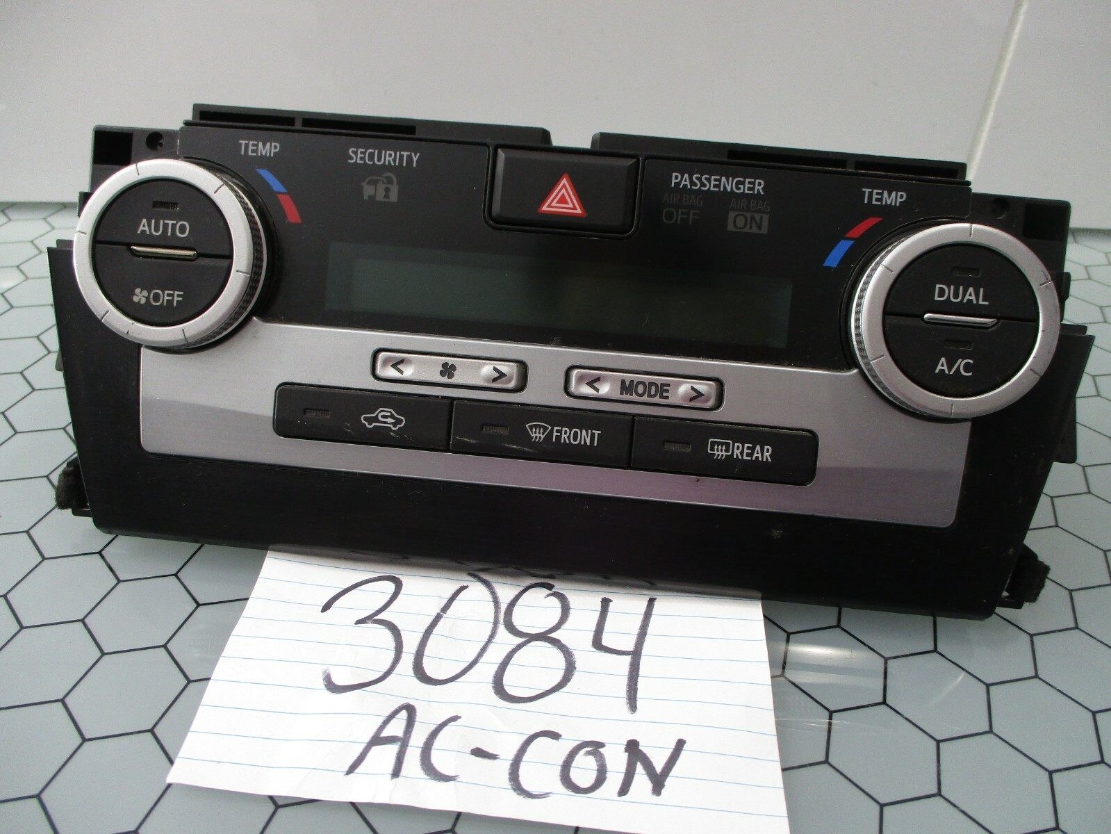 12 13 14 Toyota Camry AC and Heater Control Used Stock #3084-AC 