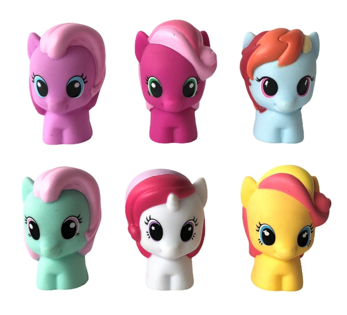 Lot of 6 Hasbro Playskool MY LITTLE PONY Little People Figures