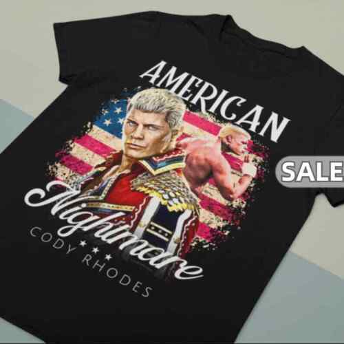 Cody Rhodes Shirt The American Nightmare Cody Rhodes T-Shirt WWE Cody Rhodes - Picture 1 of 8