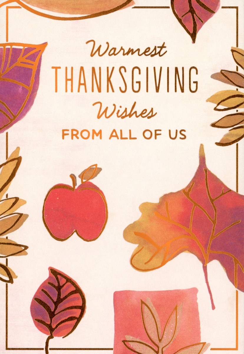 American Greetings Thanksgiving Cards – 6 Stück Danksagungskarten Mit „Thankful Grateful Blessed“