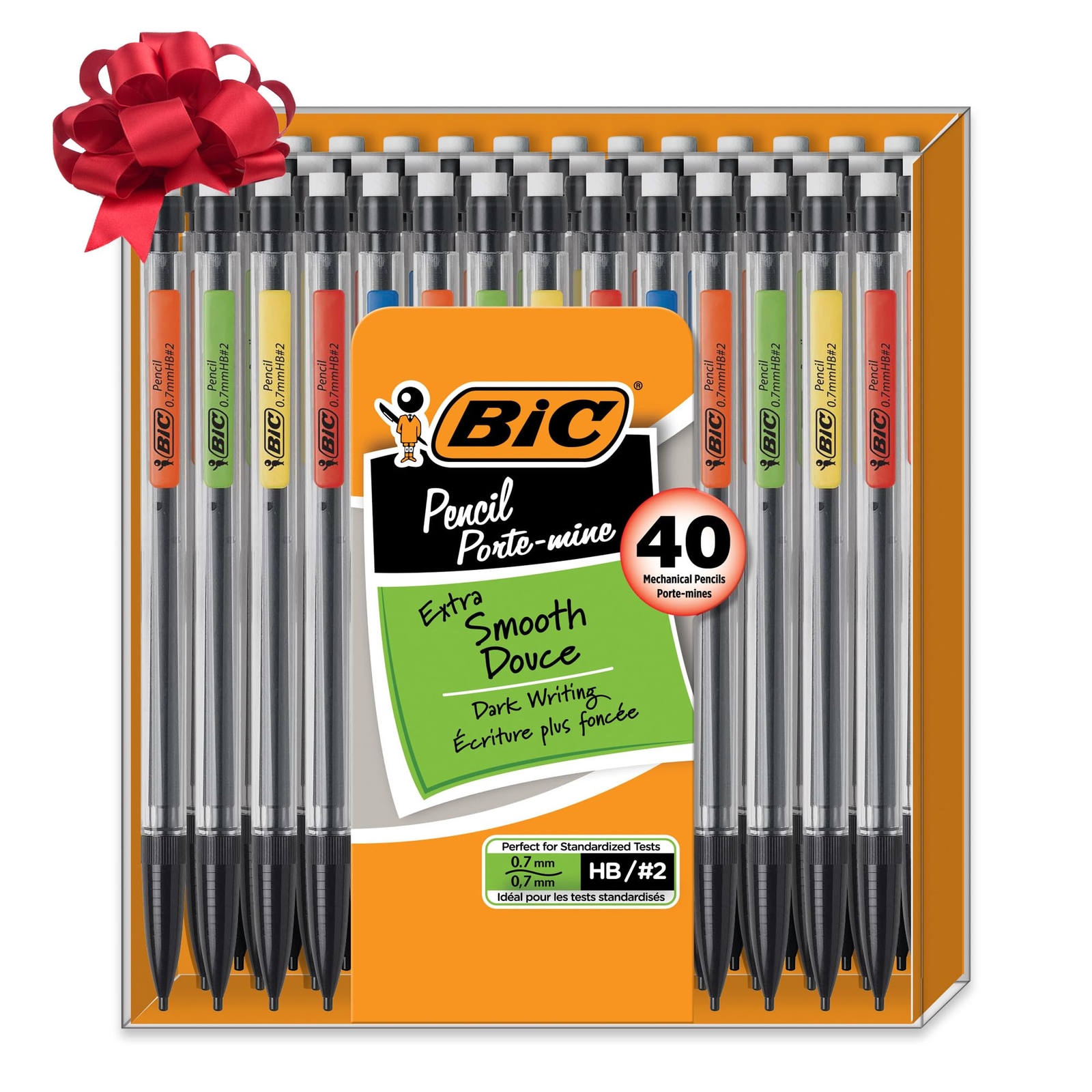 S 0.7mm Pack Of 40 Dark Writing Pencils