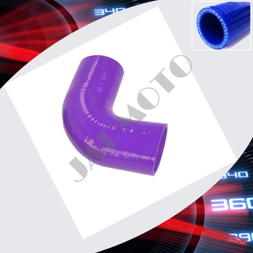 Purple 2.5" To 2.5" Inch 90 DEGREE Silicone Pipe Intercooler Coupler