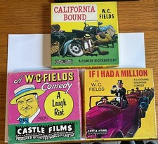 W.C. Fields 8MM Films, Set Of 3