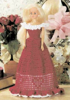 Häkelanleitung Kopie 1339.   Puppenkleidung Outfit für Barbie Sindy usw