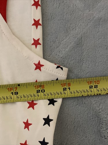 Adidas USA Flagge Trefoil Logo Damen Flügelärmel weiß Shirt Größe XL - Bild 11 von 12