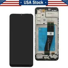 For Samsung Galaxy A02S SM-A025U A025A A025T LCD Touch Screen Digitizer w/Frame