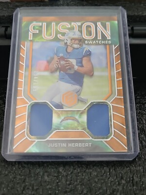 2022 Elements Justin Herbert Fusion Swatches Dual Patch #17 194/199