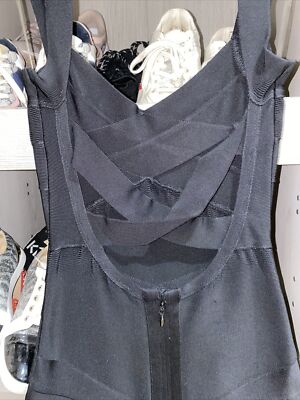 house of cb Black bandage dress Small | eBay