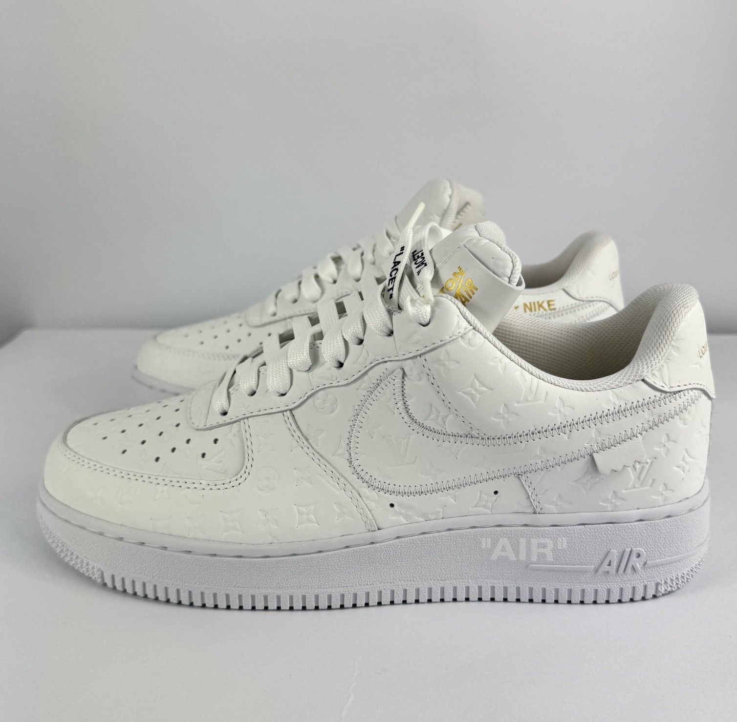 Louis Vuitton x Nike Air Force 1 Sneakers by Virgil Abloh, US8.5 image 7