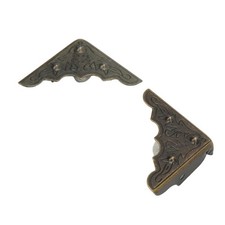 50Pcs Metal Corner Protector Retro Style Wide Application Durable Metal High