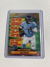 2025 Topps Chrome Football Power Players Power Rookie #PP-8 Cam Ward Titans