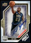 Sam Young 2009-10 Upper Deck Draft Edition Autographs #17 #/999 - Pitt