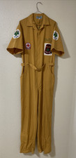 Vintage Military Ben Ali Medics Coveralls Jumpsuit Short Sleeve Workwear  AS IS