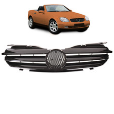 Kühlergrill Kühlergitter Schwarz glanz für Mercedes SLK (R170) ab 1996-2004 Kühlergrill Kühlergitter Schwarz glanz für Mercedes SLK (R170) ab 1996-2004