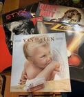 Lot of 80’s vinyl records Van Halen, Zz Top, Rolling Stones, Quiet Riot, Styx.